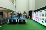Arcade with air hockey